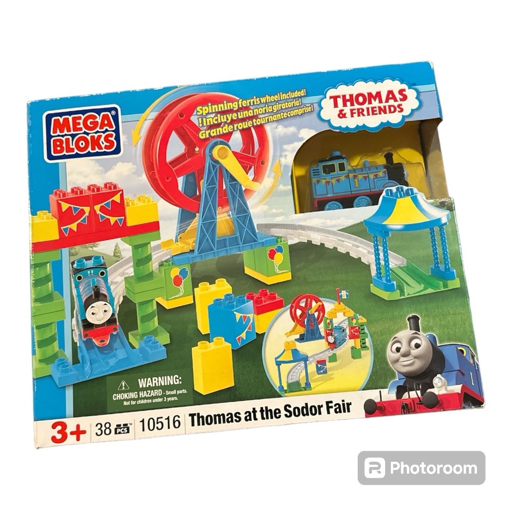 Thomas The Train Mega Bloks At The Sodor Fair 38 Pieces 2010 New Sealed Toy